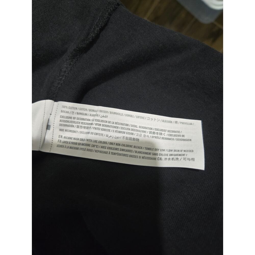 Abercrombie & Fitch Size Medium Black Long Sleeve Cotton Shirt  #771‎ - Picture 5 of 5